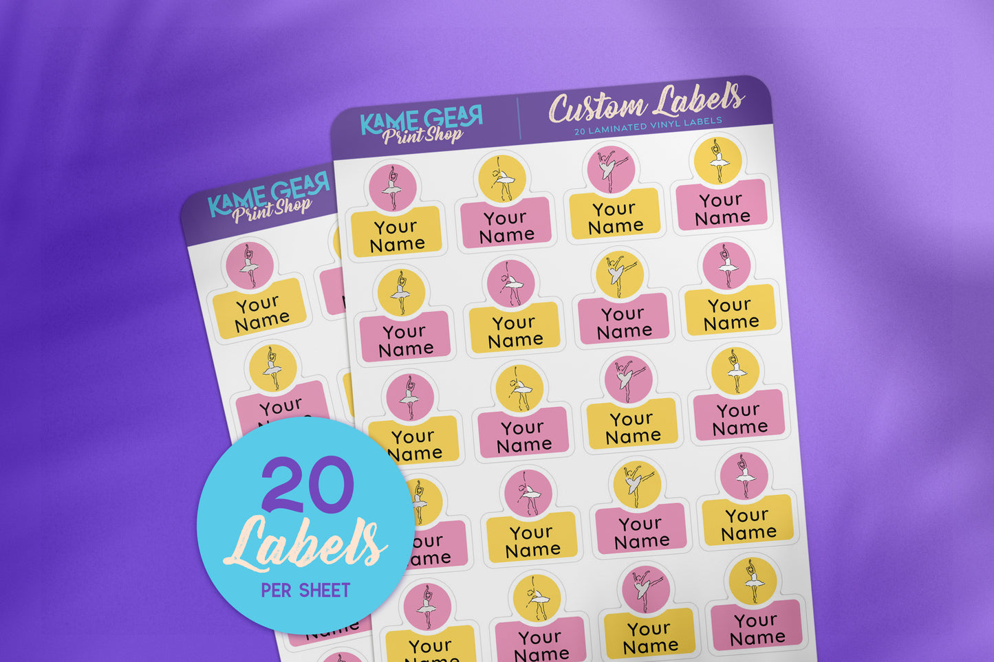 Ballet - Name Labels