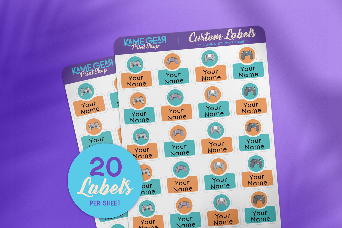 Gaming - Name Labels