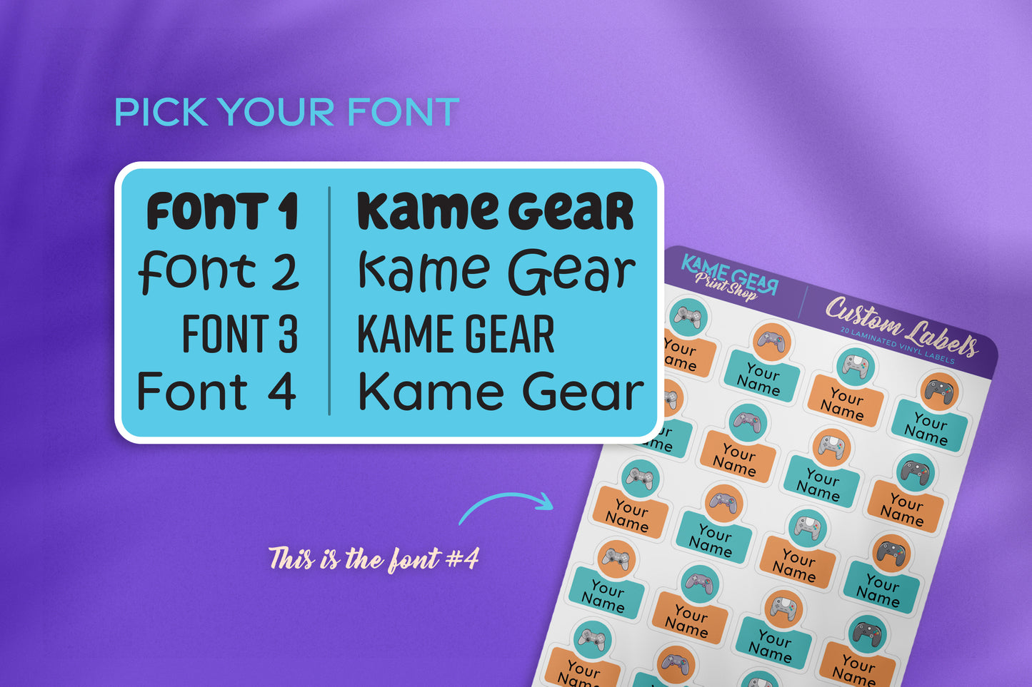 Gaming - Name Labels