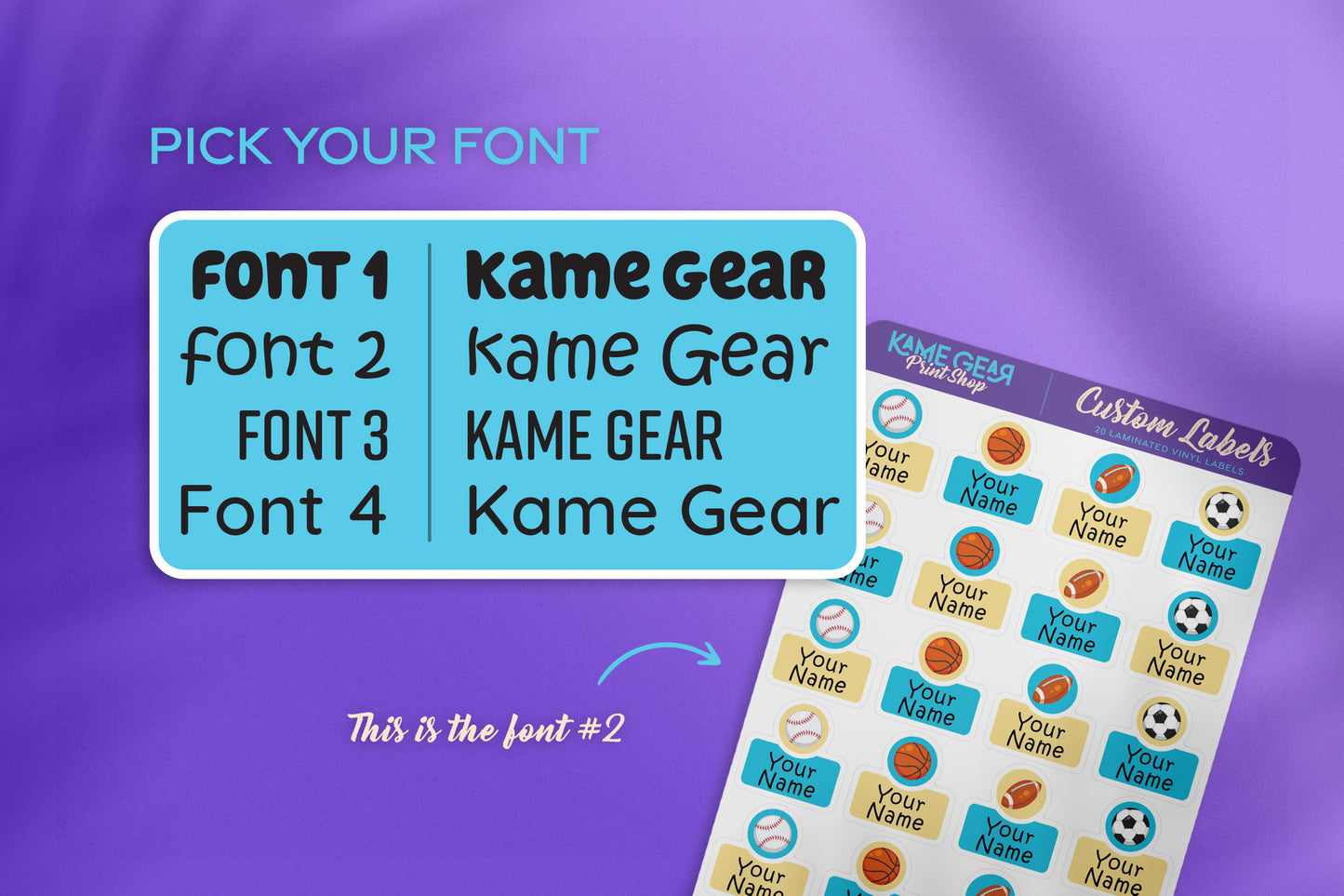 Sports - Name Labels