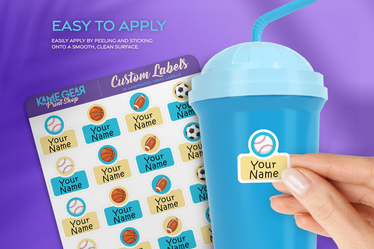 Sports - Name Labels