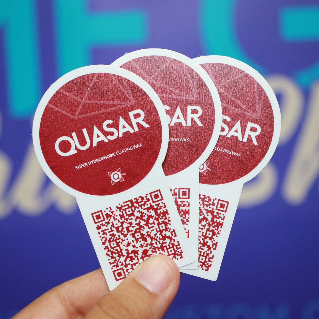 100 Custom 2x3" QR Code Stickers