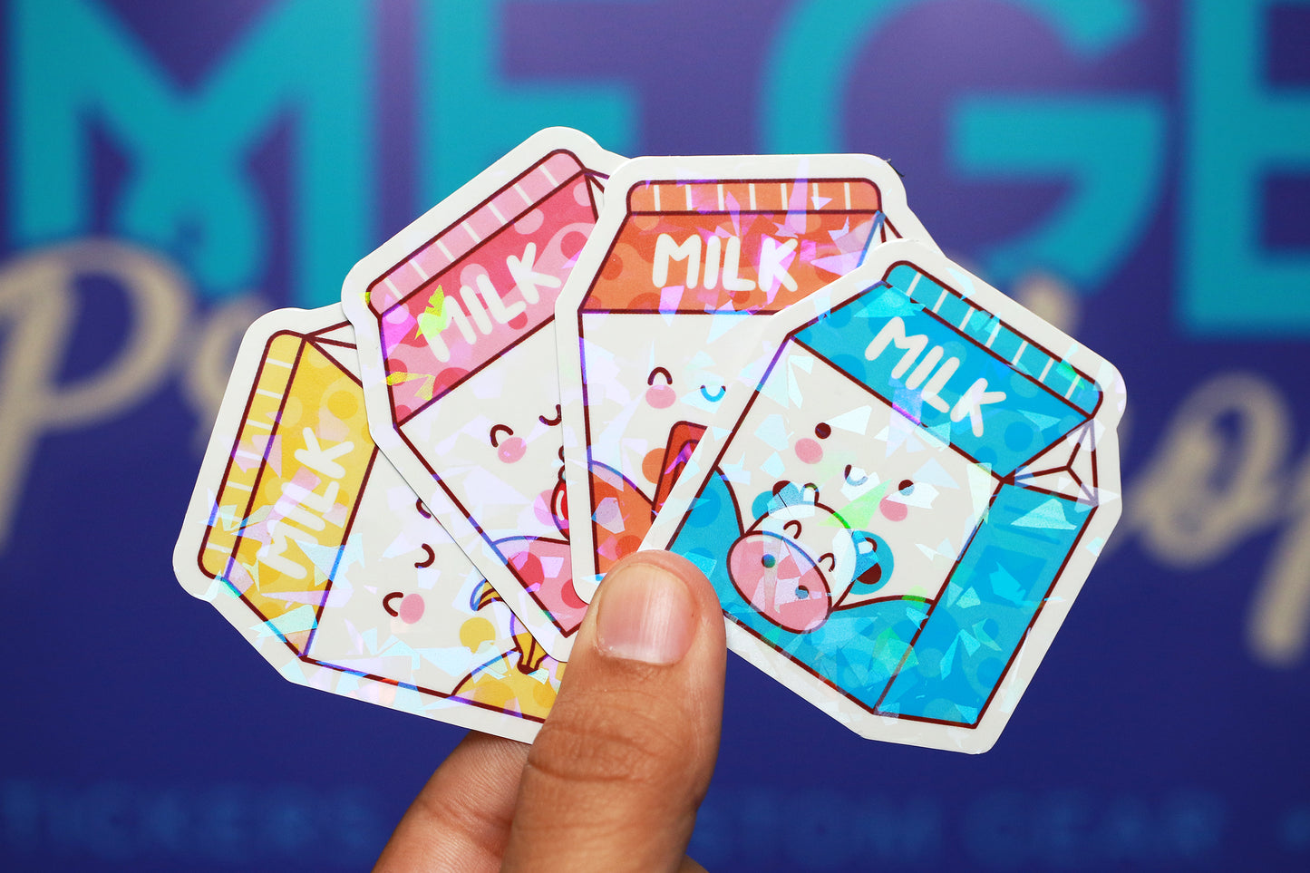 Kawaii Milk Cartons - Sticker Pack