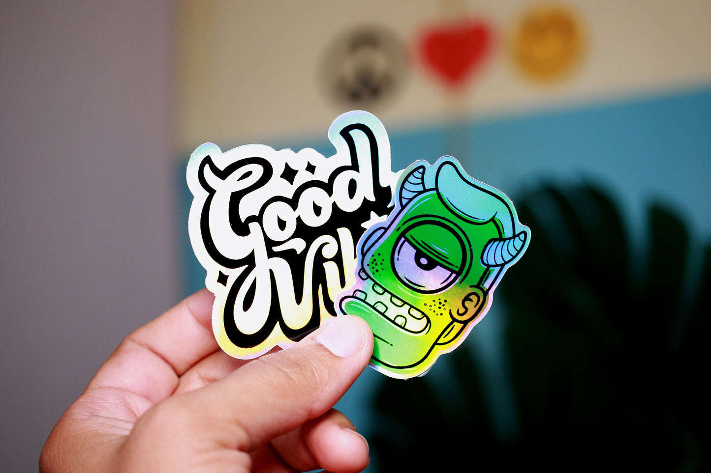 Holographic Stickers