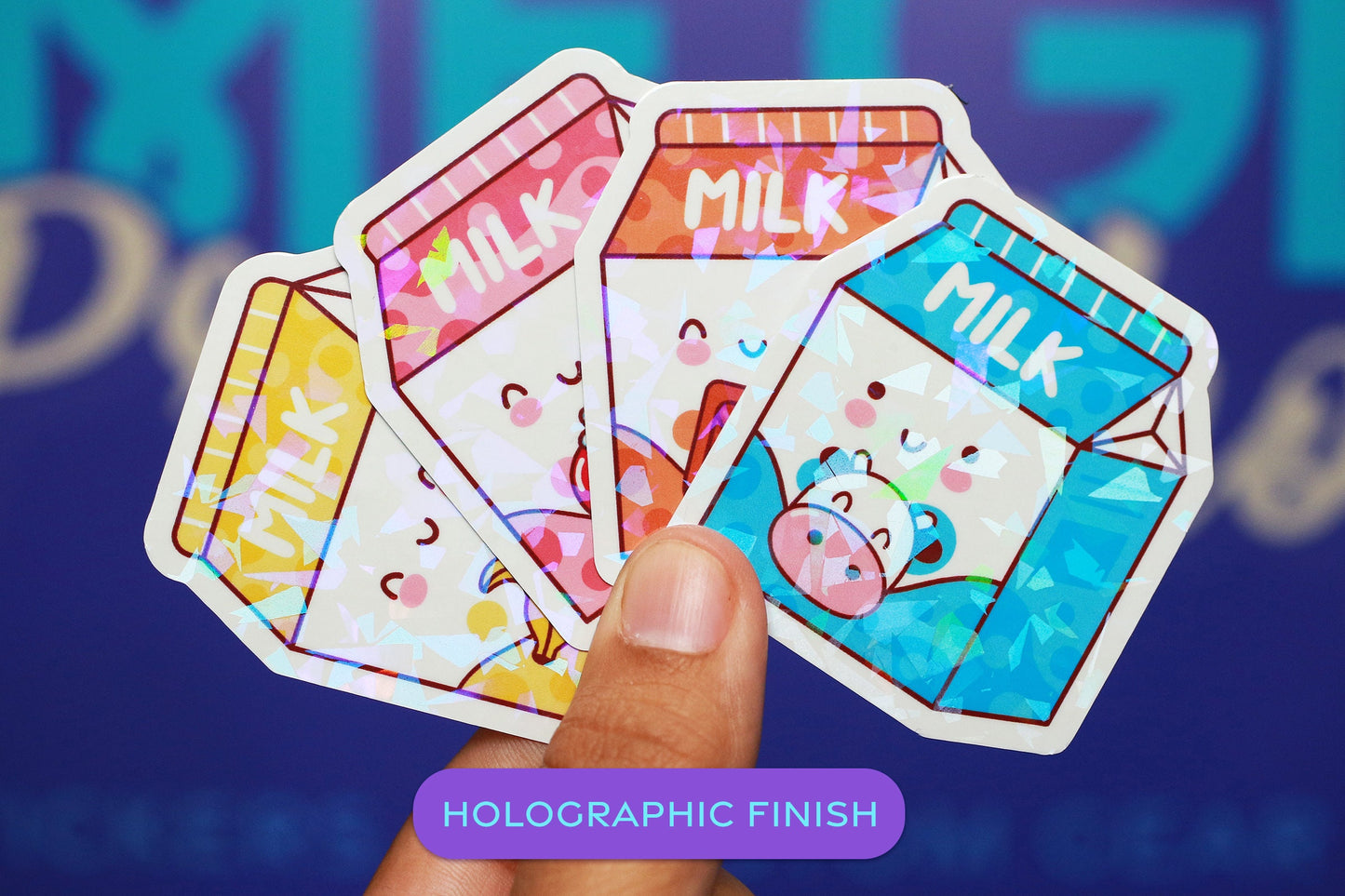 Kawaii Milk Cartons - Sticker Pack