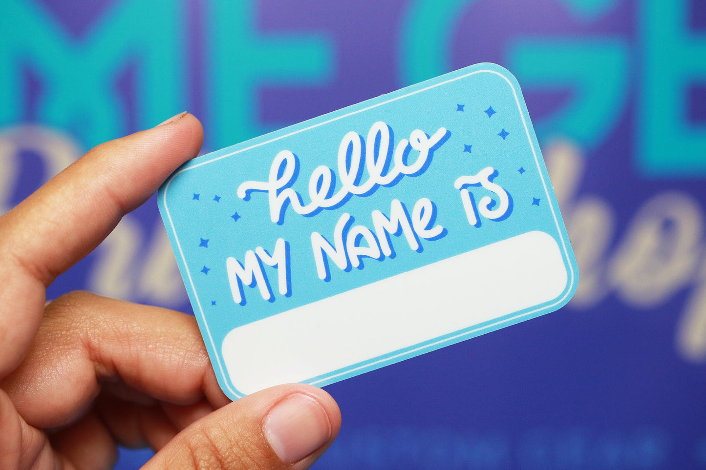 Hello, my name is (2) - Sticker Pack