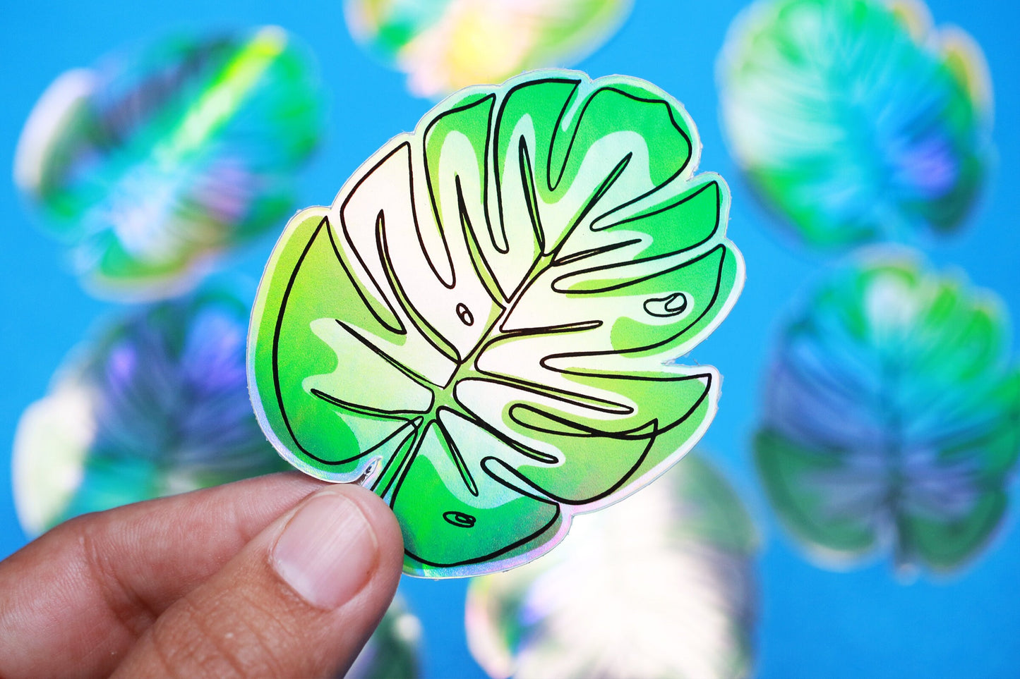 Sticker - Holographic Leaf