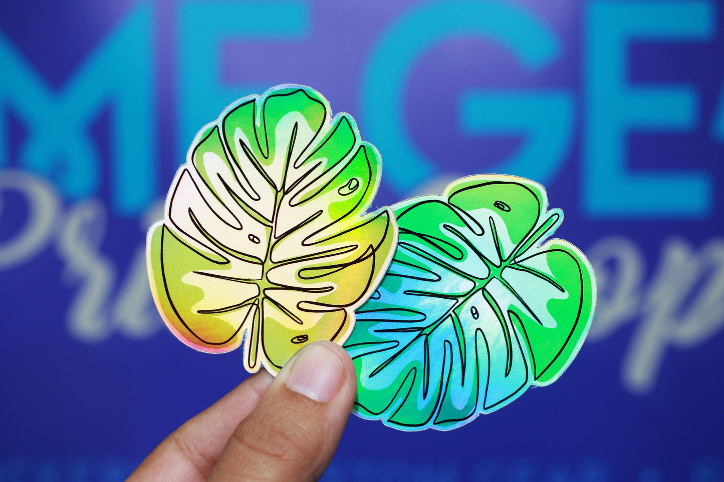 Sticker - Holographic Leaf