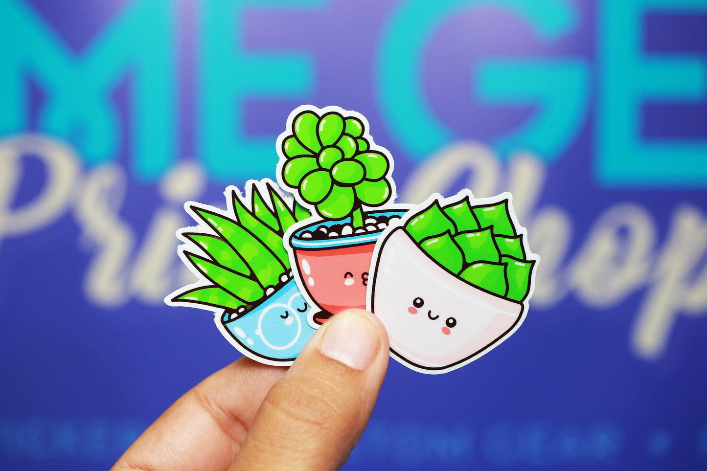 Kawaii Plants - Sticker Pack