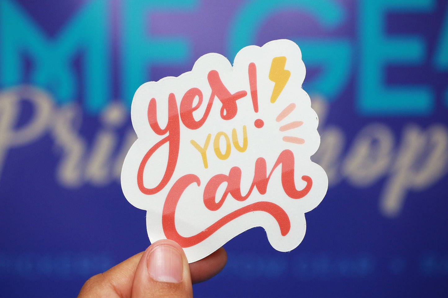 Sticker - Yes you can