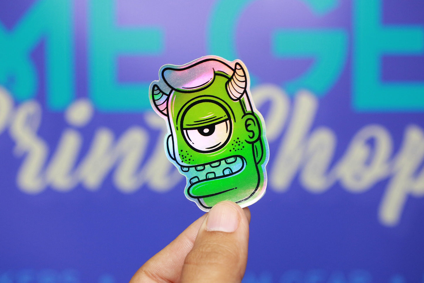 Sticker - Holographic Monster