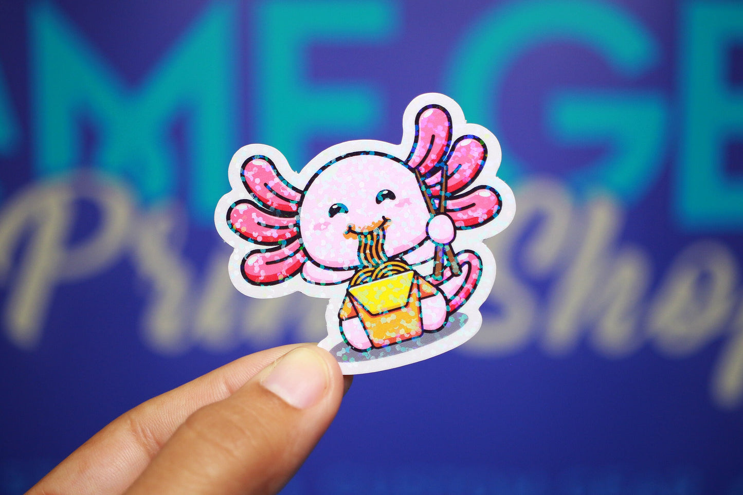 Kawaii Axolotl - Sticker Pack