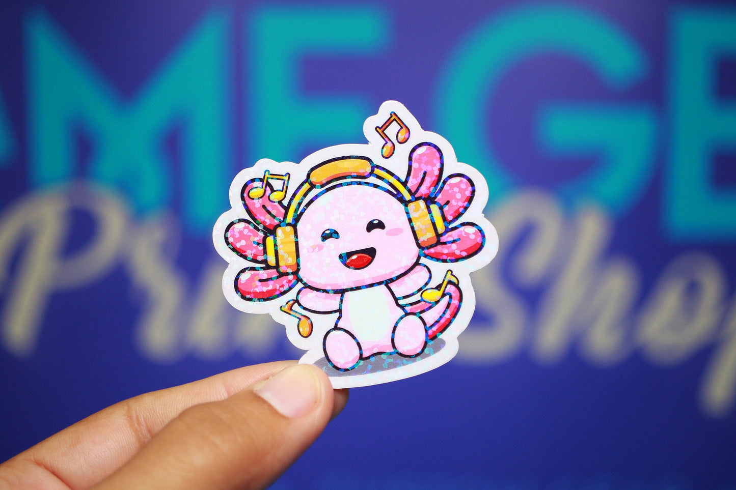 Kawaii Axolotl - Sticker Pack