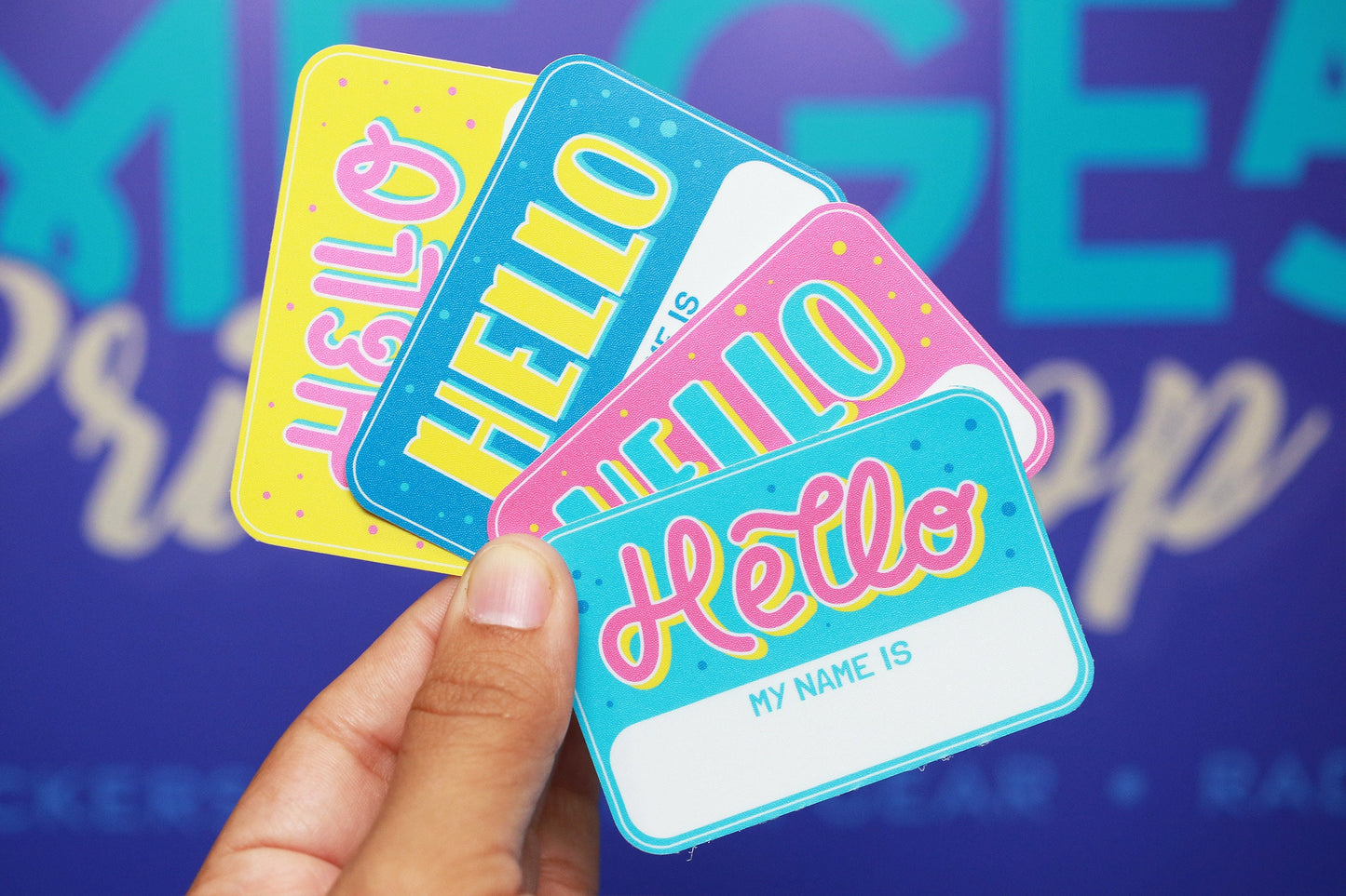 Hello, my name is - Sticker Pack