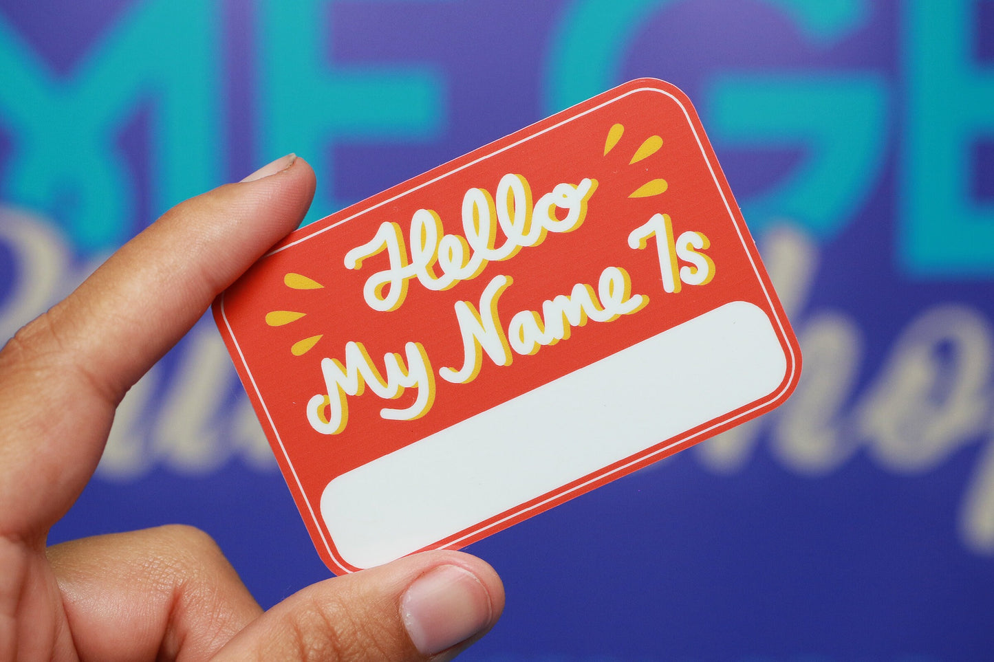 Hello, my name is (2) - Sticker Pack