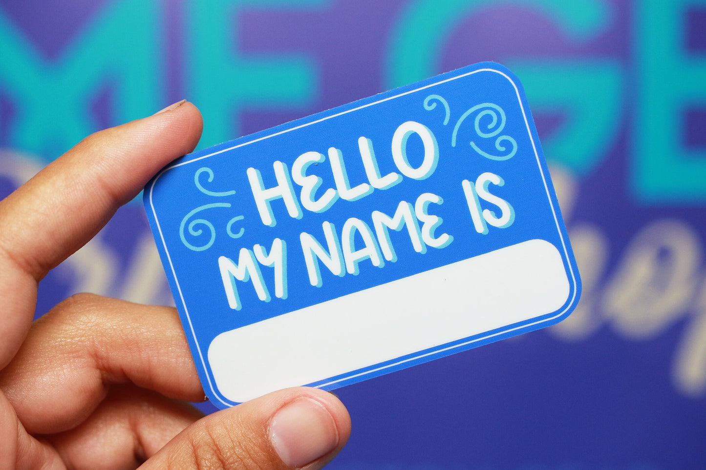 Hello, my name is (2) - Sticker Pack