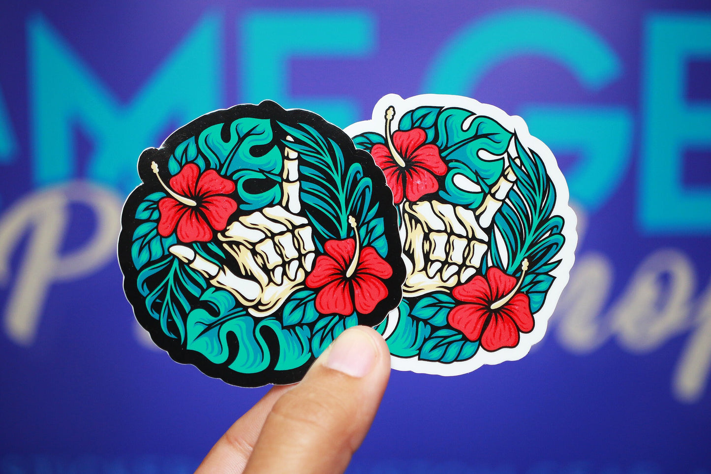 Sticker - Shaka Skeleton Hand