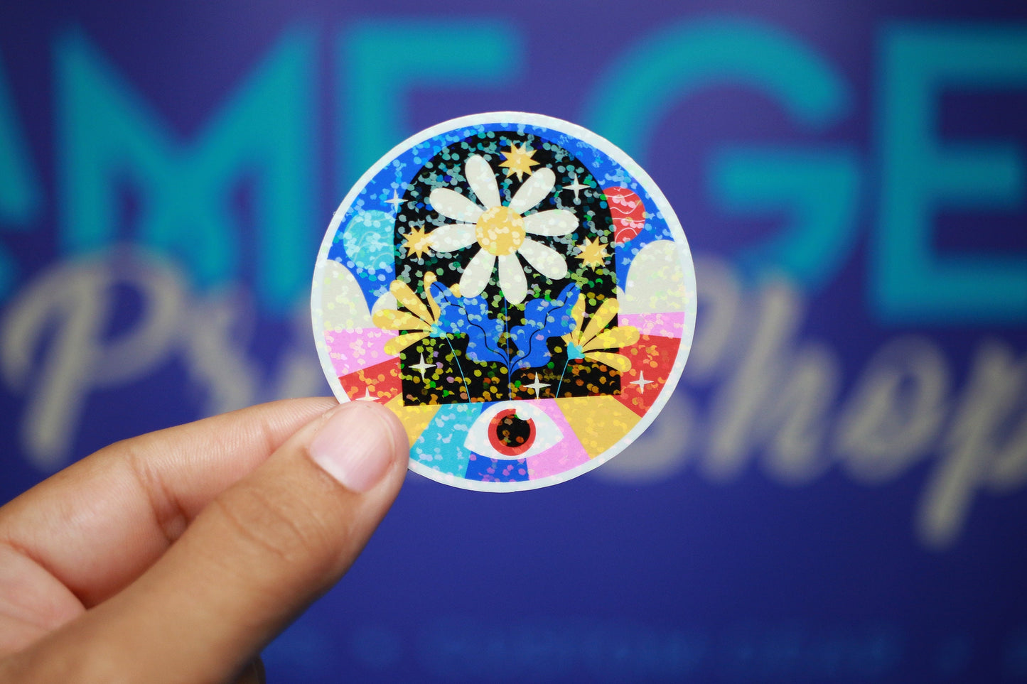 Glitter Psychedelic - Sticker Pack