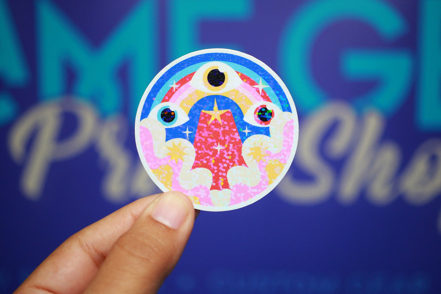 Glitter Psychedelic - Sticker Pack