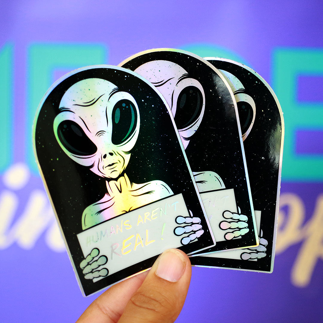 75 Holographic 3 inch Stickers 