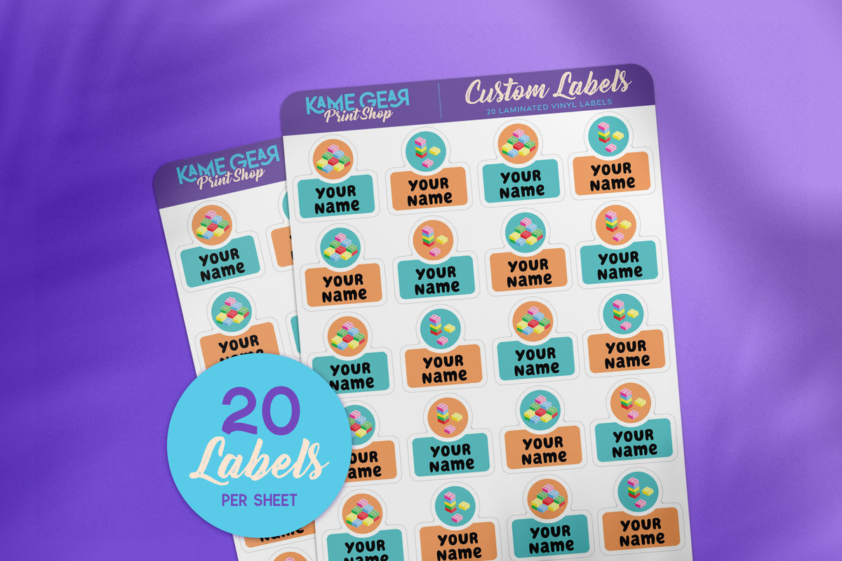 Building Labelname Building Blocks - Name Labels – Kame Gear