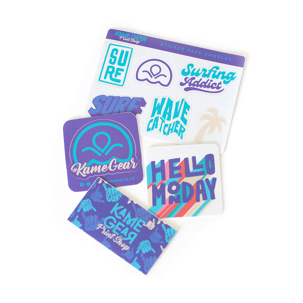 gear stickers Vinyl Sticker Sample Pack