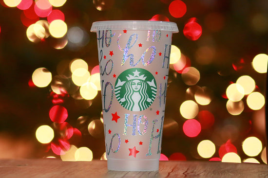 SVG - Hohoho Starbucks Full Wrap 24oz Cold Cup 