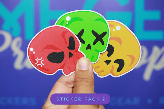 Peeling Personalities II - Sticker Pack 