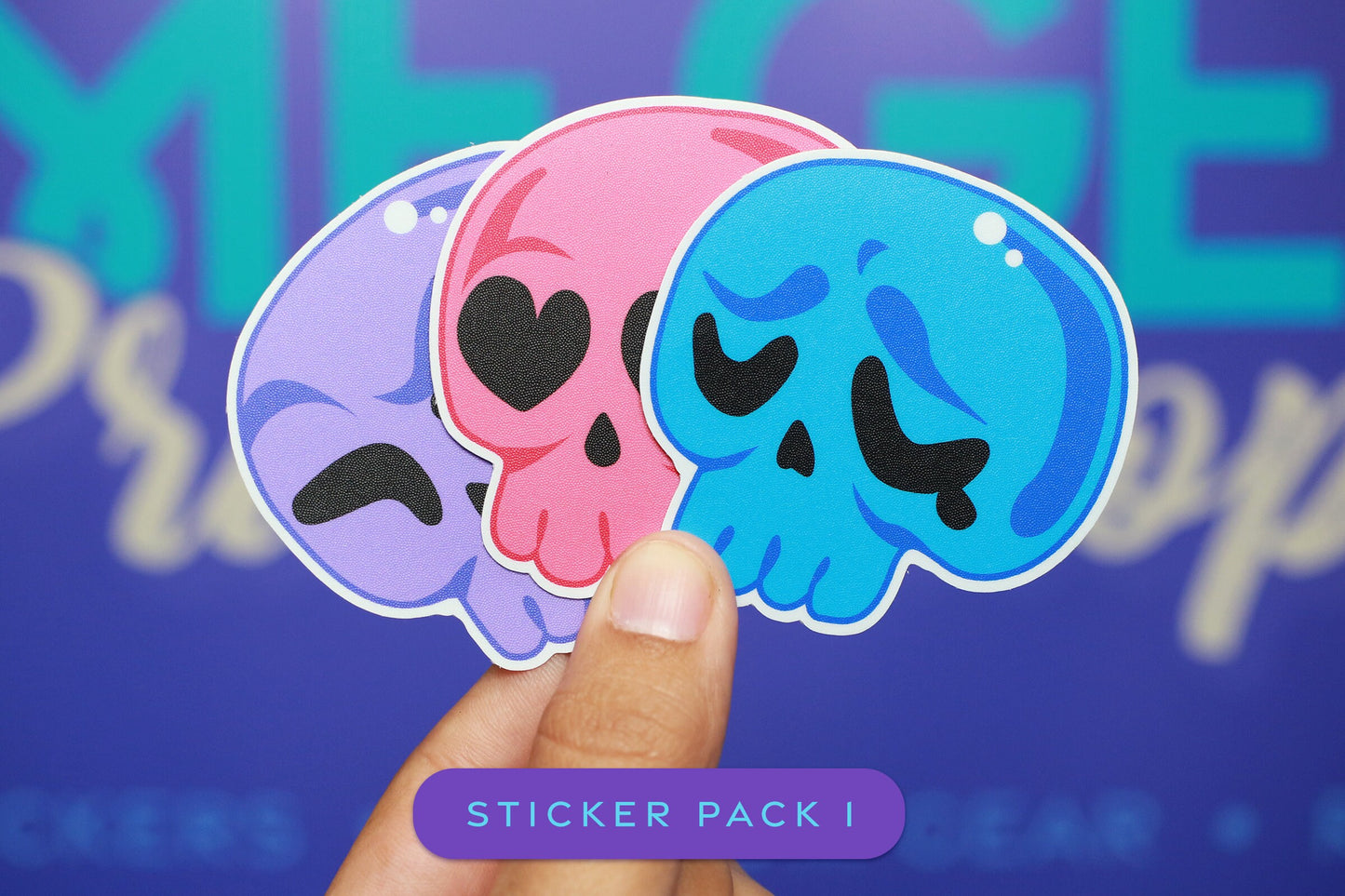 Peeling Personalities I - Sticker Pack 