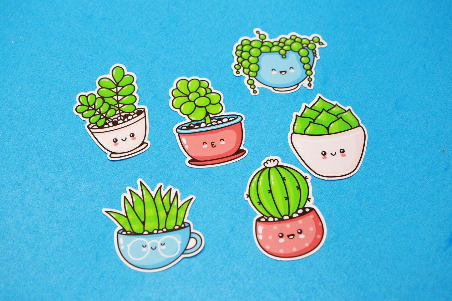 Kawaii Plants - Sticker Pack 